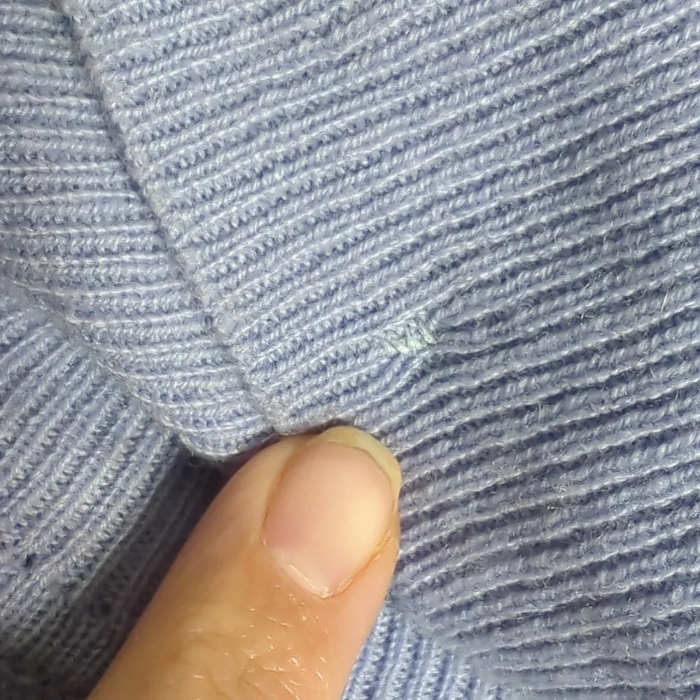 Talbots Women's Turtleneck Sweater 100% Cashmere‎ Powder Blue Quiet Luxury Large